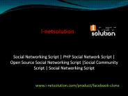 Open Source Social Network PHP | Social Community Script