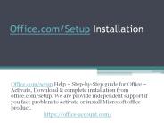 Download and Install Office Setup