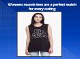 womens muscle tees PowerPoint PPT Presentation