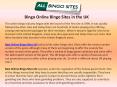 Bingo Online Bingo Sites in the UK PowerPoint PPT Presentation