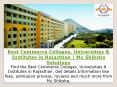 Best Commerce Colleges, Universities & Institutes in Rajasthan | My Shiksha Solutions PowerPoint PPT Presentation