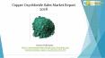 Copper oxychloride sales market report 2018 PowerPoint PPT Presentation