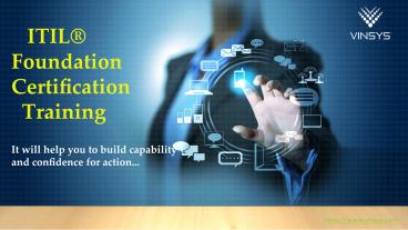 ITIL Foundation Certification Training