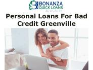 Personal Loans For Bad Credit Greenville