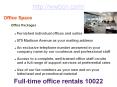 Full-time office rentals 10022, Virtual Office Rental 10022, Meeting Rooms 10022, Meeting Room Rentals 10022, Event Space 10022 PowerPoint PPT Presentation