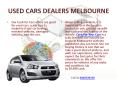 Used Cars Dealers Melbourne PowerPoint PPT Presentation