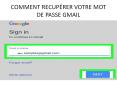 COMMENT RECUPÉRER VOTRE MOT DE PASSE GMAIL? PowerPoint PPT Presentation