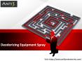 Deodorizing Equipment Spray PowerPoint PPT Presentation