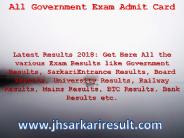 All Government Exam Admit Card (1)