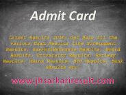 Admit Card