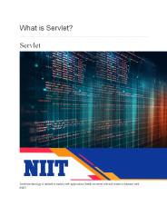 What is Servlet?
