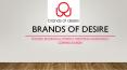Strategy Branding & Strategy Marketing Consultancy Company In India Brands Of Desire PowerPoint PPT Presentation