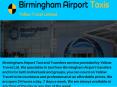 Heathrow to Birmingham Taxi - Birmingham Airport Taxis PowerPoint PPT Presentation