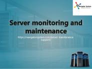 Server maintenance and monitoring