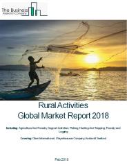 Rural Activities Global Market Report 2018