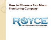 How to Choose a Fire Alarm Monitoring Company