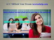 ACC 537Seek Your Dream /newtonhelp.com