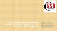 Outsourcing Service Provider Company | Top Quality | SSR TECHVISION (1)