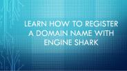 Get Your Top Level Domain With Engine Shark