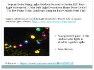 Solar Pathway Lights Outdoor Waterproof Bright Led - Sogrand Store at Amazon.com