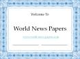 World News Papers PowerPoint PPT Presentation