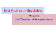 Vashikaran Specialist