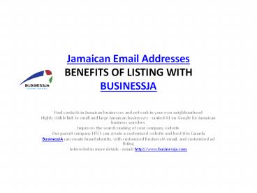 Jamaican Email Addresses (3)