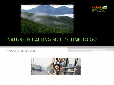 Nature is calling so it's time to go!!