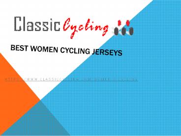 Best Women Cycling Jerseys
