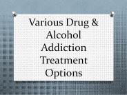 Various Drug & Alcohol Addiction Treatment Options