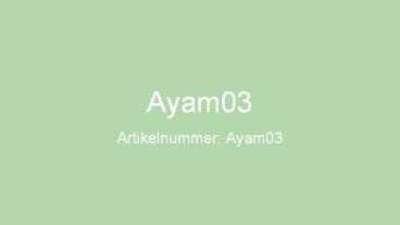 Ayam03 - Dames Ketting Hanger