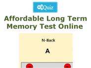 Affordable Long Term Memory Test Online