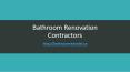 Bathroom Renovation Contractors PowerPoint PPT Presentation