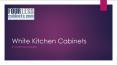 White Kitchen Cabinets