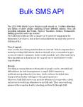 Premium Bulk SMS API At An Affordable Price PowerPoint PPT Presentation