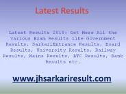 latest result