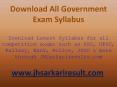 Download All Government Exam Syllabus PowerPoint PPT Presentation