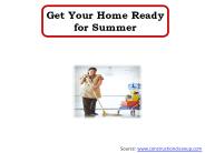 Get Your Home Ready for Summer