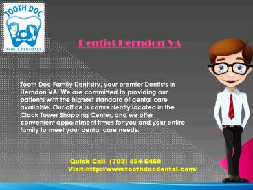 Dentist Herndon VA