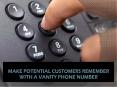 Make Potential Customers Remember With A Vanity Phone Number PowerPoint PPT Presentation