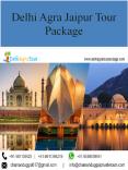 Delhi Agra Jaipur Tour Package By Car PowerPoint PPT Presentation