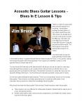 Acoustic Blues Guitar Lessons - Blues In E Lesson & Tips PowerPoint PPT Presentation