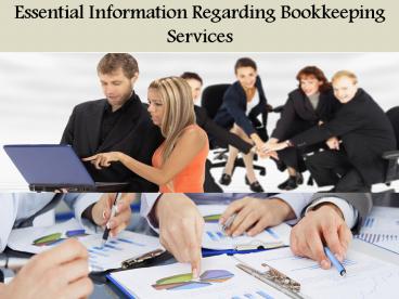 Essential information regarding Bookkeeping Services