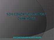 BEST NDA COACHING