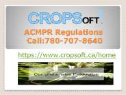 ACMPR Regulations