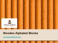 Wooden Alphabet Blocks - www.thewoodtemple.com PowerPoint PPT Presentation