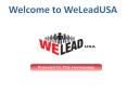 National Liberty Alliance | WeLeadUSA PowerPoint PPT Presentation