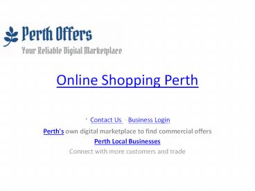 Online Shopping Perth (2)