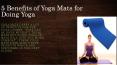 5 Benefits of Yoga Mats for Doing Yoga PowerPoint PPT Presentation