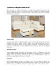 The Benefits of Bonded Leather Sofas PowerPoint PPT Presentation